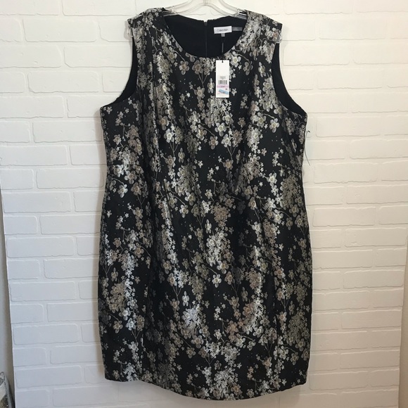 Calvin Klein Dresses & Skirts - NWT Calvin Klein Cocktail Shift Sz 22W Sleeveless
